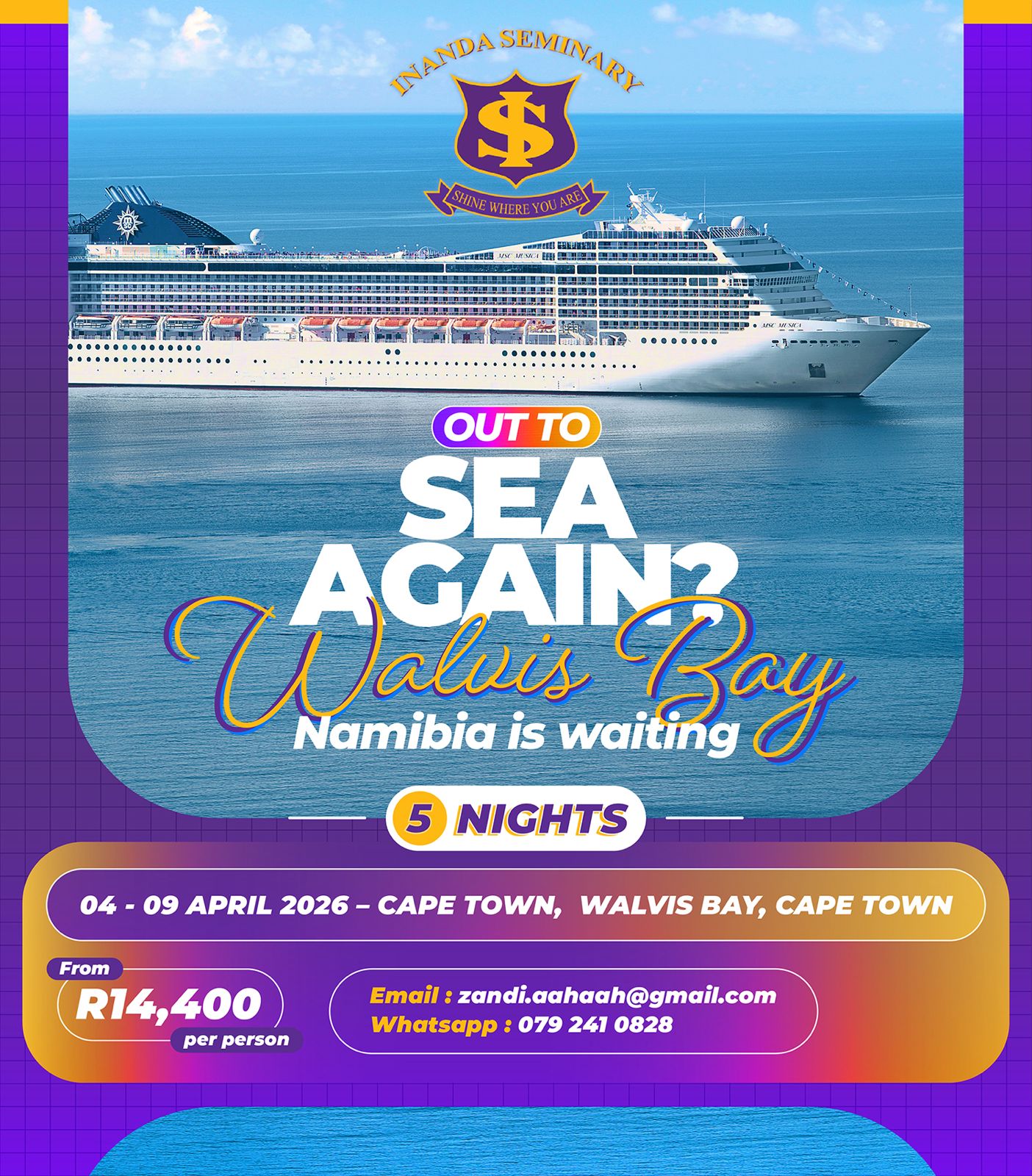Out to sea 2026
